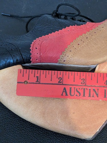 Jeffrey Campbell Havana Last Rockin Plataformas Oxford Madera Recortada Cuña 8 - Imagen 19 de 20