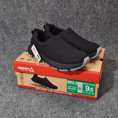 Gerry MOC II Slip On Shoes Men's 10 Black Lightweight Athletic Casual Sneakers