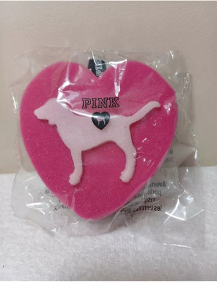Victoria s Secret VS PINK Bubble Babes Dog Heart Bath Sponge Shower Scrub