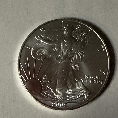 2002 American Silver Eagle Uncirculated Bullion $1 Coin