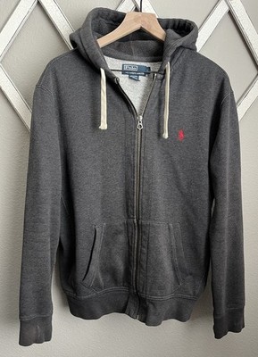 Polo by Ralph Lauren Men's L Full Zip Hoodie Sweatshirt Jacket