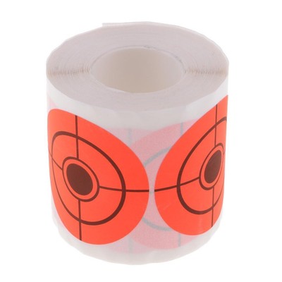 2 ''Adhäsive Shooting Practice Training Range Targets Accessoires Orange