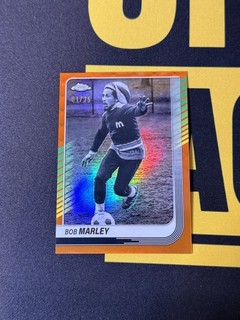 2025 26 Topps Chrome MLS Bob Marley 1/25 Orange Refractor SSP