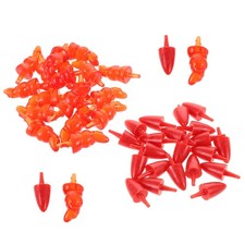100pcs Snowman Carrot Nose: Snowman Nose for DIY Christmas Decorations