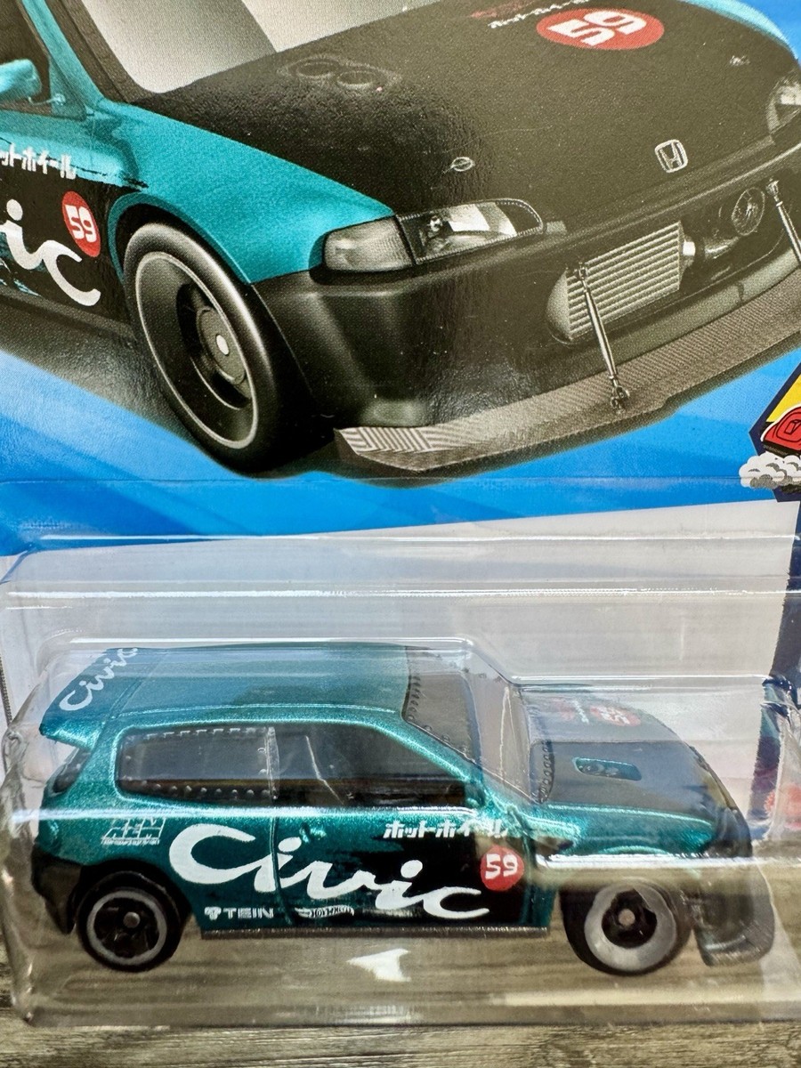 🟢⚫️ Hot Wheels 2026 Case F Honda Civic Custom Eg Mainline | eBay