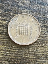 1976 Great Britain UK One 1 New Penny XF Extremely Fine Actual Coin TC4870*