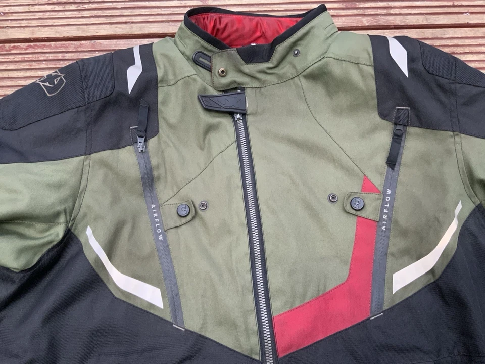 Oxford Montreal 3.0 Motorcycle Textile Jacket 4XL (50) Khaki Good Con - Image 2 of 4