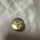 WWII WW2 US Army Air Corps Enlisted Collar Screw Back Military Insignia Pin