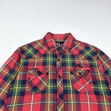 EVISU Y2K Tartan Check Shirt Men  s M