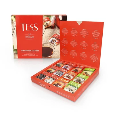 Tee-Set Tess Tea Bag Collection 12 Teesorten Geschenkset 60 Teebeutel - Bild 1 von 4
