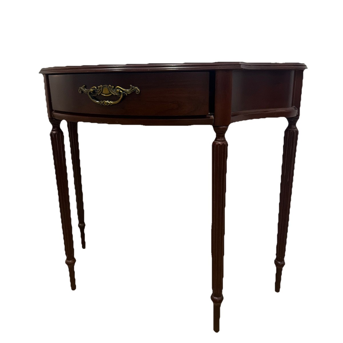 The Bombay Company コンソールテーブル 半円形テーブル Vintage Bombay Company Original Mahogany Federal Style Half Round