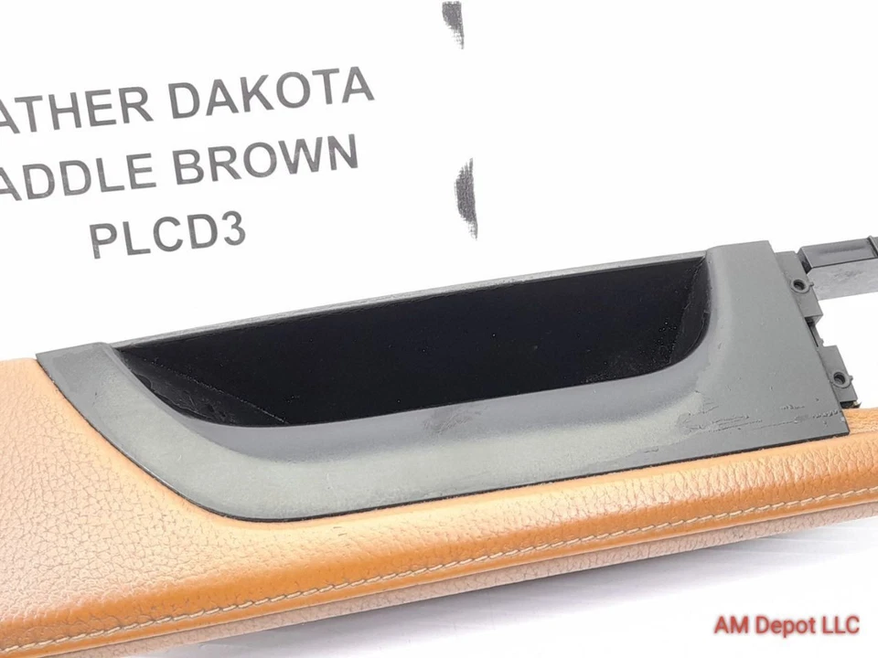 2008 BMW 335i 335xi 328i E93 E92 Front Left Door Panel Armrest Saddle Brown - Image 4 of 4