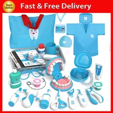 Lehoo Castle Doctor Kit for Toddlers 3-5, Kids Dentist Play Set, Toys for 4+ Yea