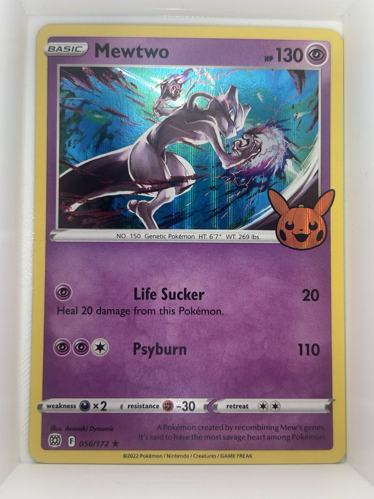 Mewtwo 056/172 Trick or Trade Booster Holo NM