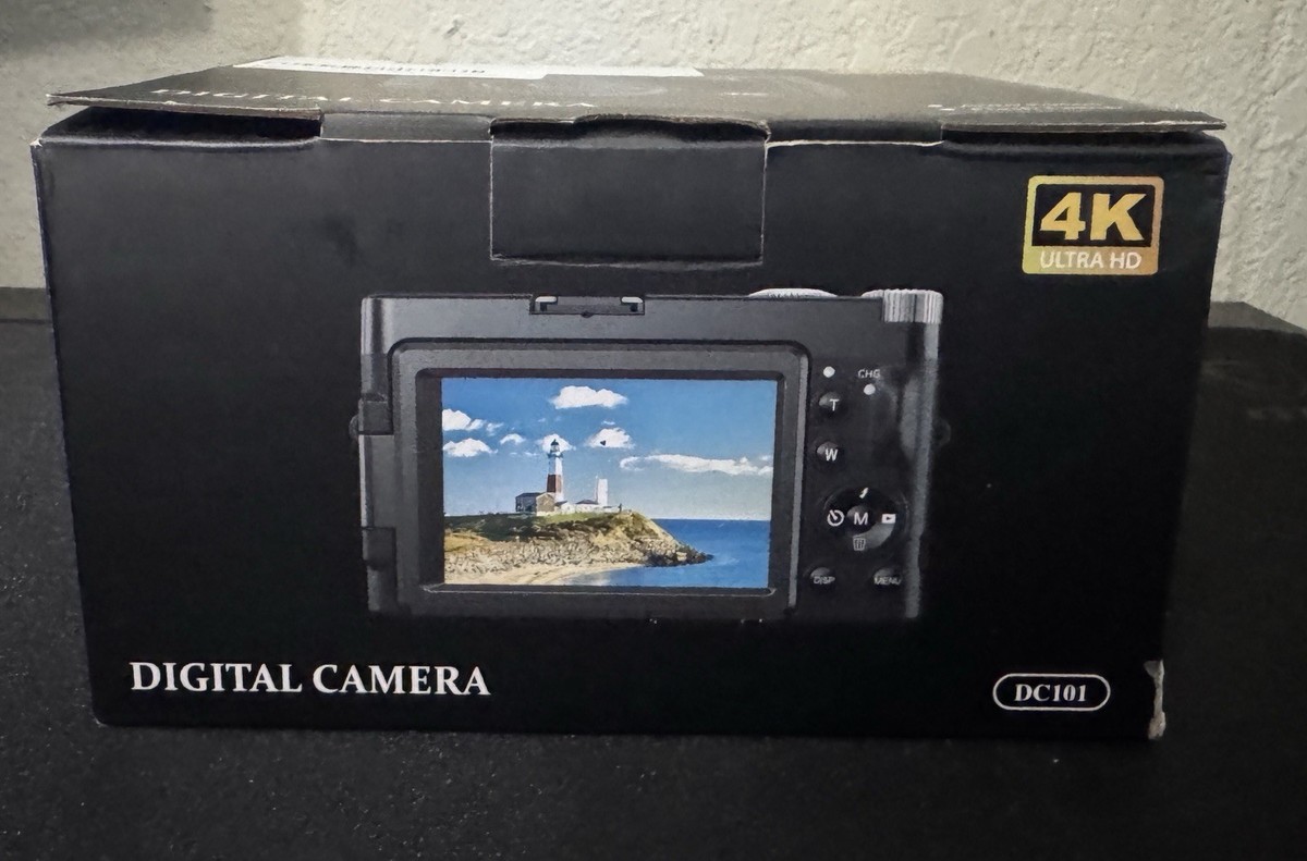 DC101 4K Ultra HD Compact Digital Camera 48MP 16x Zoom Auto Focus