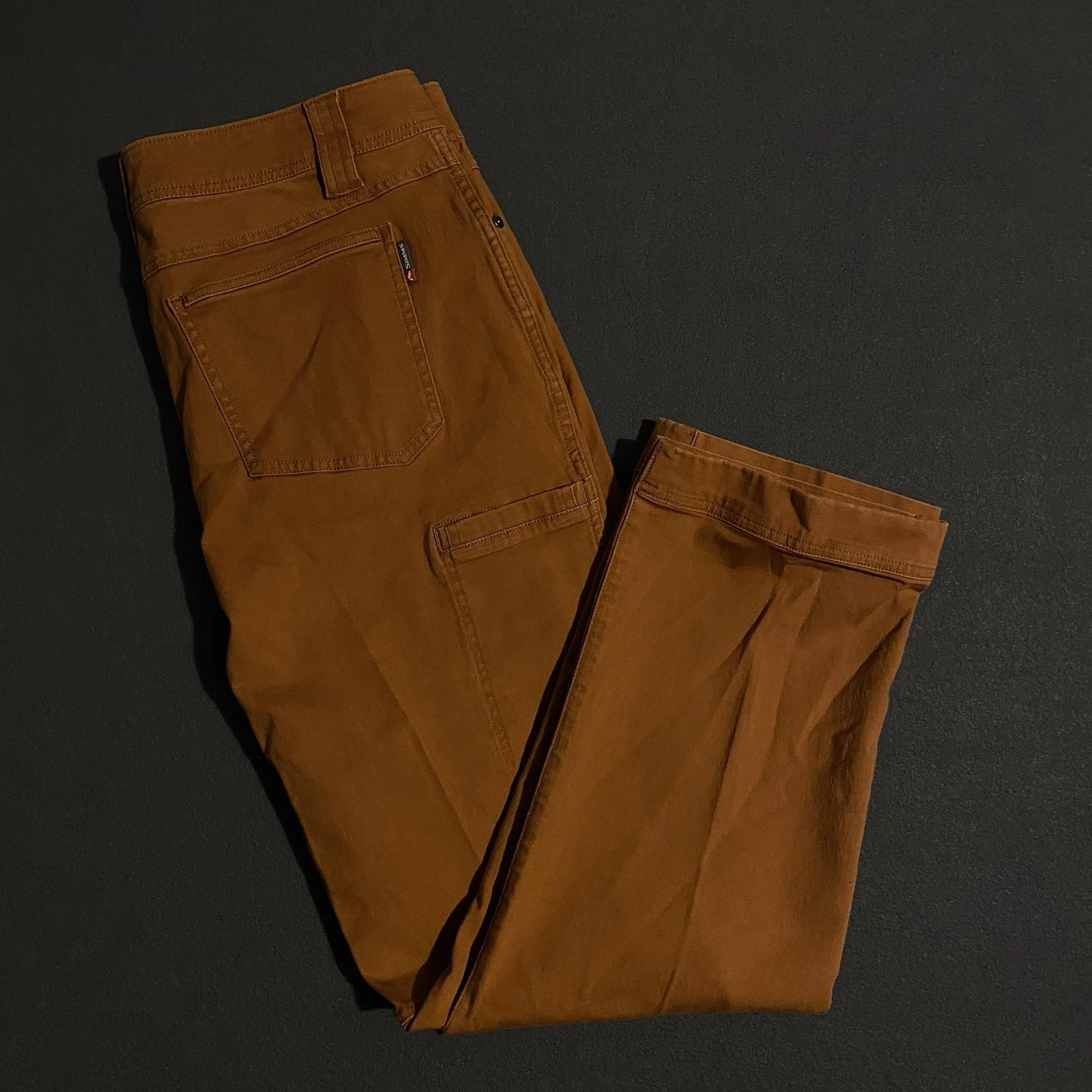 Simms Fishing Gallatin Pants Casual Outdoor Travel Men’s Size 36 S Chestnut