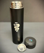 Alfa Romeo Smart Thermos Bottle Water Flask  with digital display black