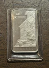 ART INSTITUTE-FIRST NATIONAL BANK CHICAGO 1 OZ .999 FINE SILVER ART BAR