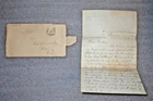 1865 Civil War soldier's letter 61st Battalion Mass. Vol. Alexandrea, Va Camp