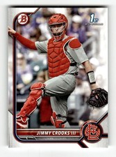 2022 Bowman Draft #BD-178 Jimmy Crooks III