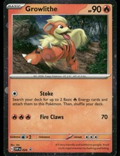 pokemon card value growlithe Amazon.com: Pokemon - Growlithe 058/165 - Pokemon 151 - Reverse Foil main image 0