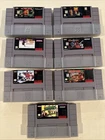 super nintendo games snes lot 7 Zombies Ate My Neighbors Donkey Kong Hang Time