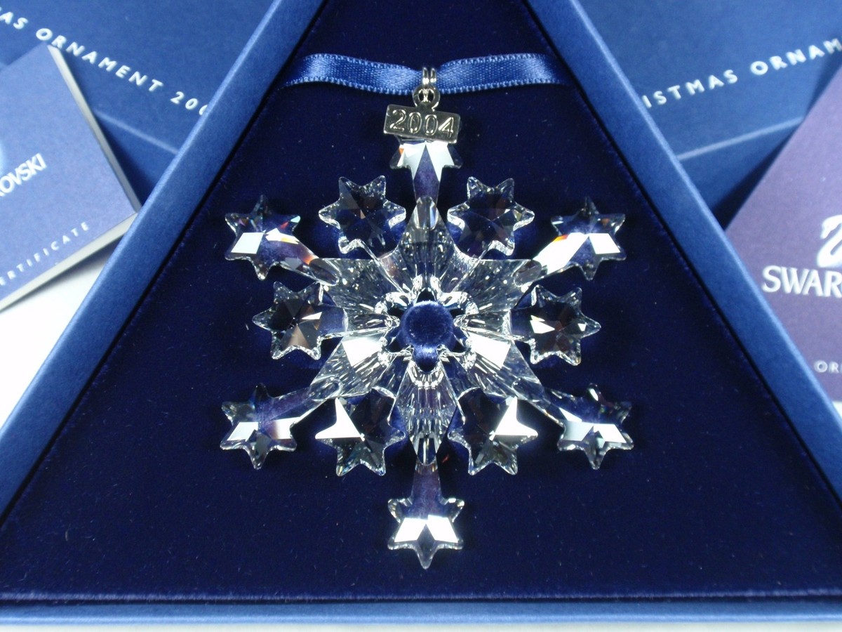 SWAROVSKI CHRISTMAS ORNAMENT 2004 MIB #631562 | eBay