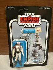 Star Wars ESB Luke Skywalker Hoth Action Figure 48 Card Back 1982 Kenner Unpunch