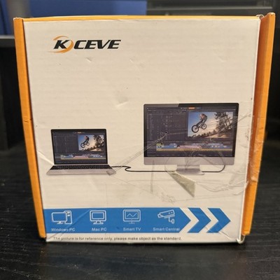 KCEVE USB C Switch 2 in 1 Out or 1 in 2 Out, Type-C Bidirectional Switcher, NEW