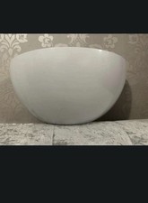 Modern Wall Light / Half Moon Wall Lamp – White Glass – JCC Lighting