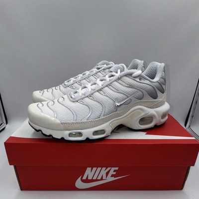 Nike Air Max Plus Pure Platinum Metallic Silver Mesh FN7813-001 Women's Sneakers