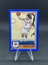 2022-23 Panini NBA Hoops Quentin Grimes #23 - Blue Parallel