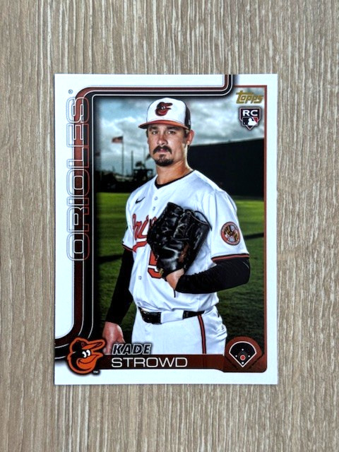 2025 Topps Update Kade Strowd Golden Mirror SSP RC Rookie Orioles #US146 RARE