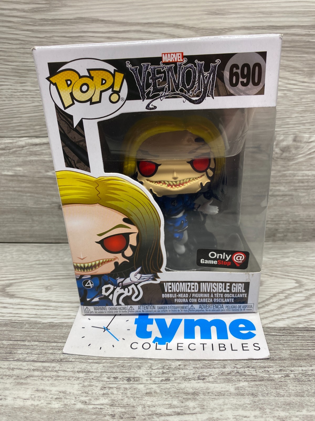 Funko Marvel Venom Venomized Invisible Girl Woman Pop #690 G