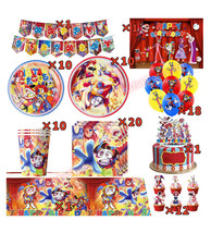 The Amazing Digital Circus Birthday Party Decorations Tableware
