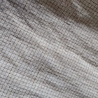 Flax Drawstring Waist Pants. Checkered Pattern. Medium. — photo 7
