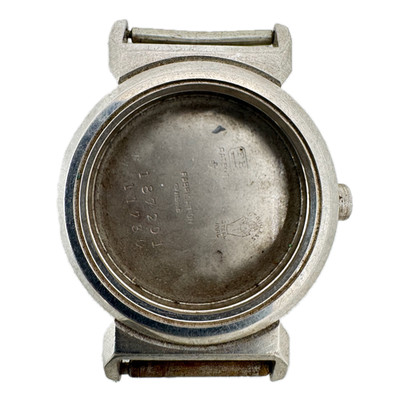 Vintage Movado Borgel Men's Wristwatch Case 28mm Stainless Steel Swiss