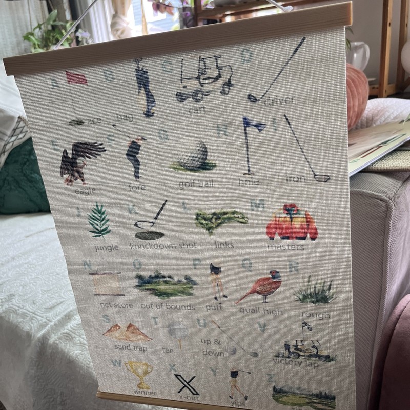 Golf Wall Hanging For Your MAN CAVE