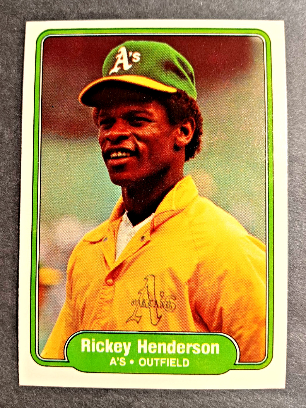 1982 Fleer #92 Rickey Henderson Athletics