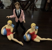 Figures of Lead Works 1987 Lot of 4 Vintage Figures