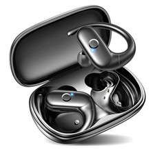 kurdene Wireless Earbuds Bluetooth Headphones Over Ear Buds, Black