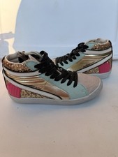 Justice Sport Girls Hi Top Big Kid Size 3 Funky Fun Multicolor