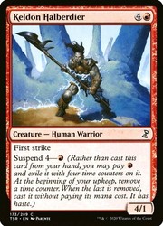 Keldon Halberdier #173 Time Spiral: Remastered Common