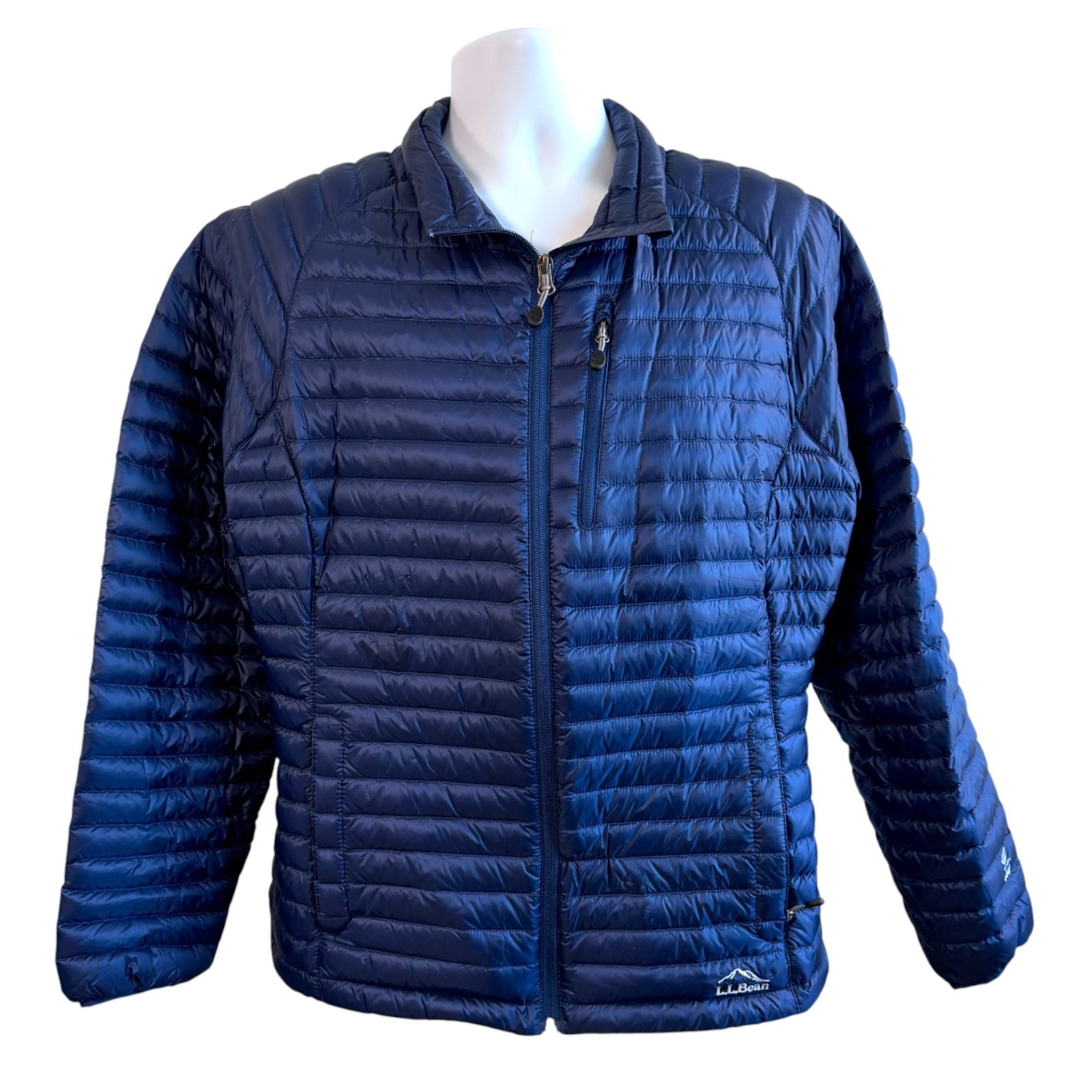 LL Bean Womens Ultralight 850 Down Puffer Jacket Size XL Packable Warm Outdoors