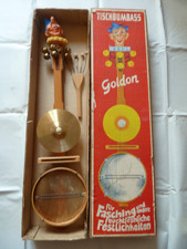 tischbumbas schellenbaum goldon teufelsgeige karneval  75 cm 