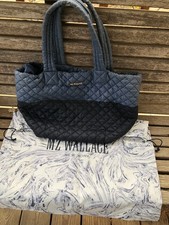 MZ Wallace Medium Metro Tote two tone navy/black Bag purse