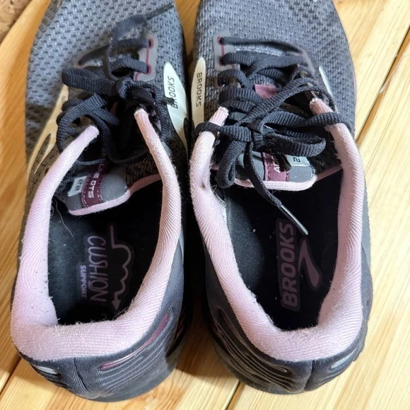 Brooks Adrenaline GTS 22 Women's Running Shoes Wide D Charcoal Pink Size 11 W(D) - Image 4 of 4