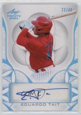 2024 Leaf Trinity Auto Platinum 23/49 Eduardo Tait #BA-ET1 Auto 0u66