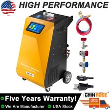 Refrigerant Recovery Machine Fully Automatic A/C HVAC Recycling R134A/R1234YF US