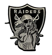 LAS VEGAS RAIDERS - NFL - RAIDERETTE - Embroidered Iron-On Patch